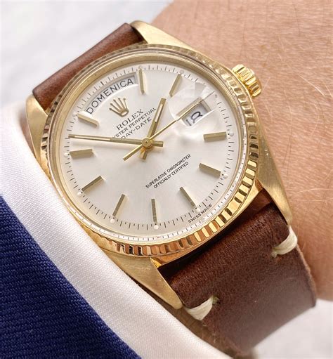 rolex day daye gold|solid gold rolex day date.